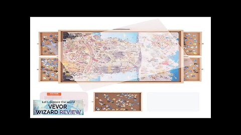 VEVOR 1500 Piece Puzzle Table with Folding Legs 4 Drawers and Cover Review