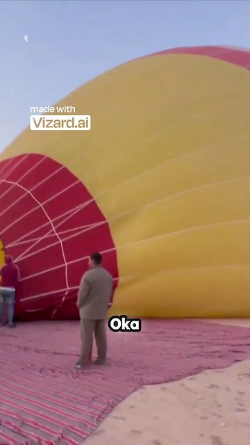 longest Hot air balloon 😍🥵