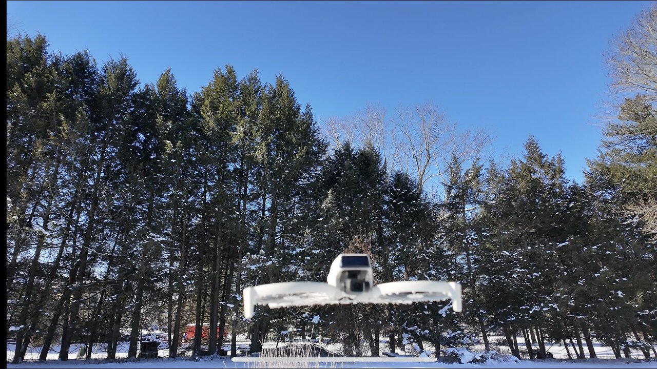 DJI FLIP Soars over small town.