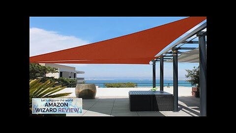 Triangle 16'x16'x23' Sun Shade Sail 95% UV Blockage Canopy Awning for Outdoor Review