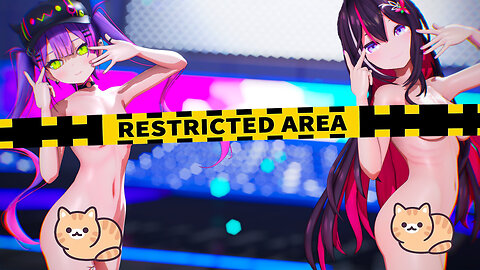 【MMD ホロライブ 4K/60fps】《Tokoyami Towa (常闇トワ) AZKi 》~《HIMEHINA『V』》