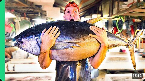 Filipino Seafood Tour! The Real King of Tuna in Mindanao!