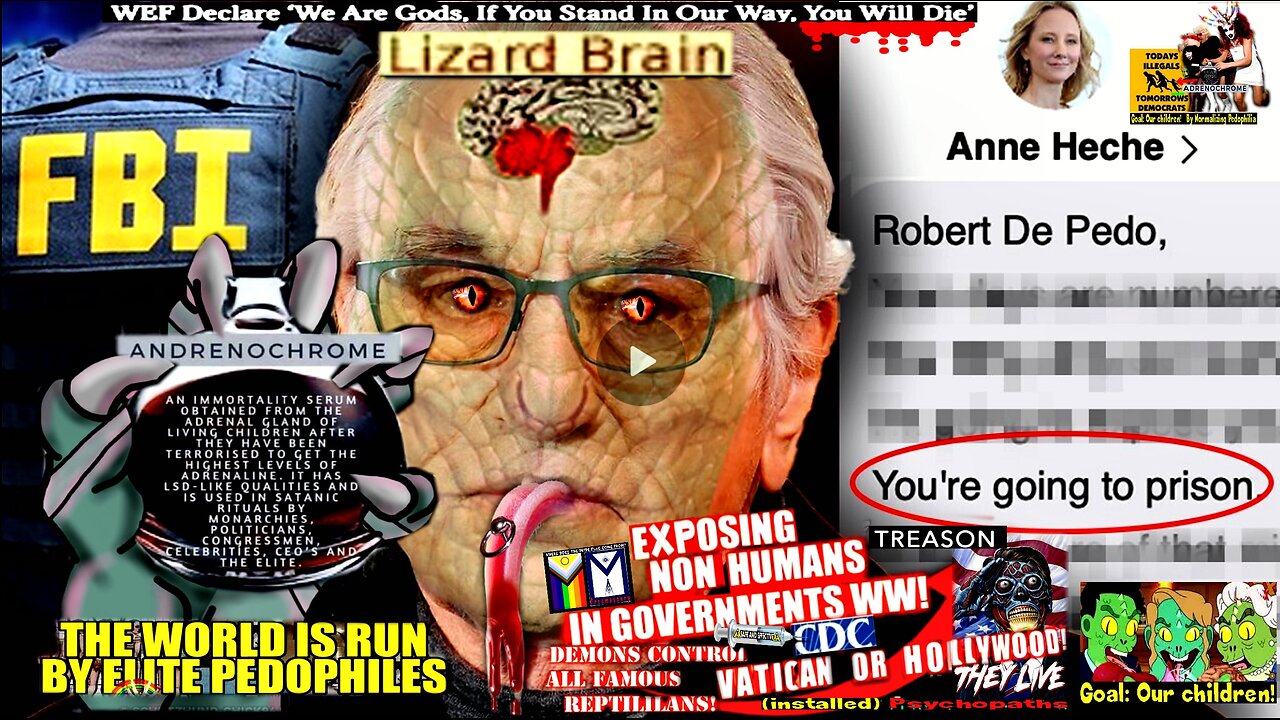 Anne Heche Child Trafficking Doc Exposes Robert De Niro as Pedophile Kingpin (compilation version)