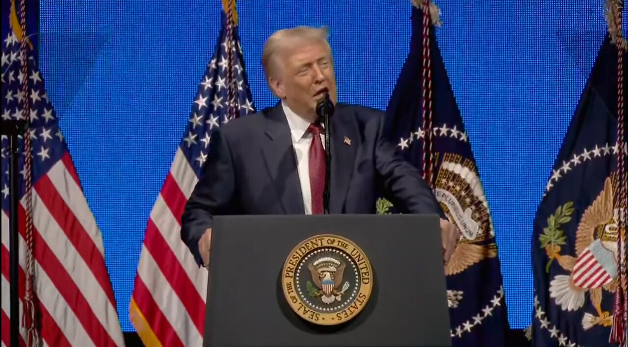 Trump delivers remarks at the America Business Forum in Miami