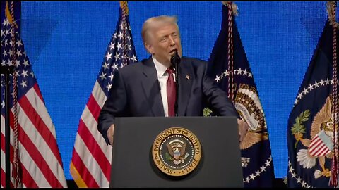 Trump delivers remarks at the America Business Forum in Miami