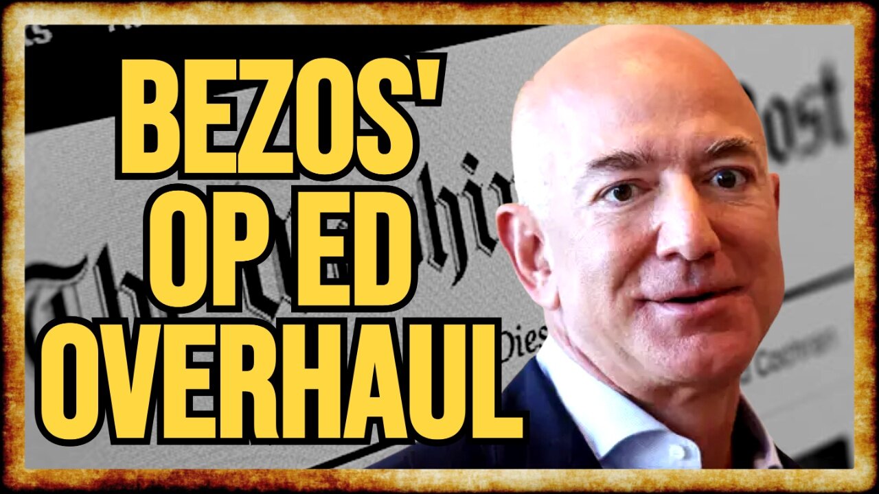 Bezos BANS Anti-"Free Market" Views From WaPo Op Ed Page