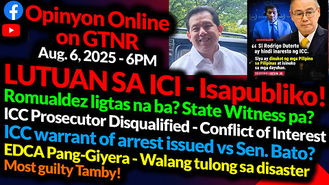 Tamby State Witness!? ICI Kutuan! 97% of Pinoys know there is corruption | GTNR Ka Mentong Ka Ado