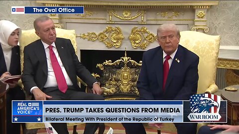 President Of Turkey Has Bilateral Meeting With President Trump