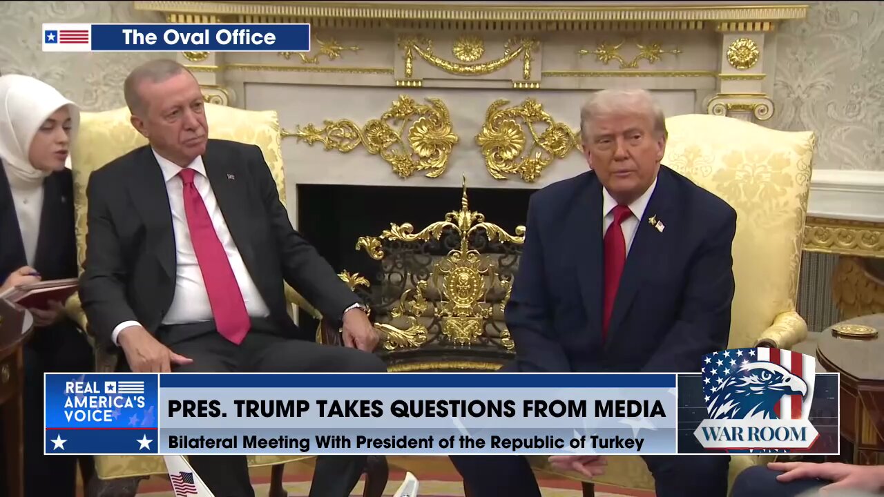 President Of Turkey Has Bilateral Meeting With President Trump