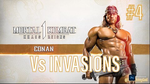 MORTAL KOMBAT 1 PS5 : KHAOS REIGNS : CONAN THE BARBARIAN Vs INVASIONS : PART FOUR FT T1000 GAMEPLAY