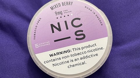 NIC-S Berry Nicotine Pouches Review