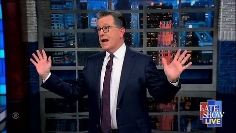 Colbert Mocks Dems’ ‘Little Paddles’ with His Own Sign: ‘Try Doing Something’