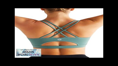 Sports Bras for WomenPadded Sports Bra Tank Top Sexy Crisscross Back High Review