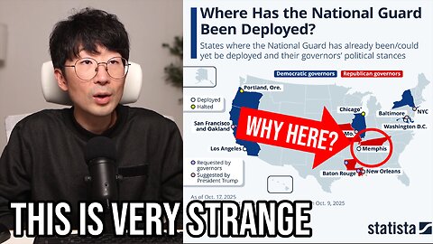 Isn't it strange that the National Guard is in ~12 "random cities"?