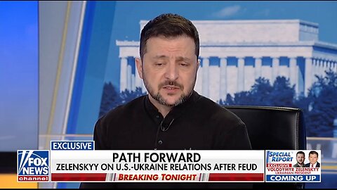 Zelenskyy Asked Whether he Owes Trump an APOLOGY w/ Brett Baier