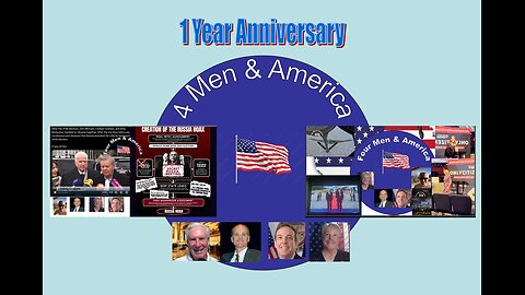 4 Men & America Episode 52 1 Year Show, Middle East Peace, The Insurrection Act and the Constitution