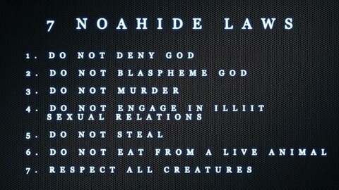 Noahide Laws of the Antichrist