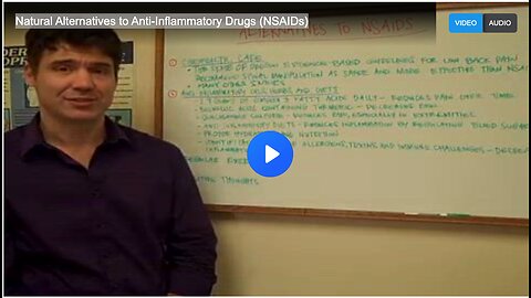 Natural Alternatives to Anti-Inflammatory Drugs (NSAIDs)