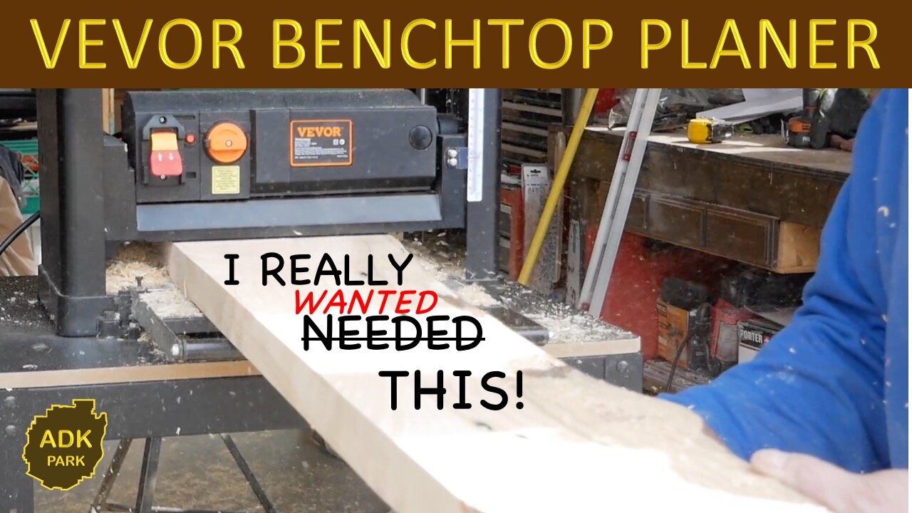Benchtop Planer by VEVOR | Honest Set-up & First Try Review!