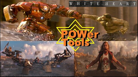 Power Tools: Whiteheart (classic rock- (feat. Hulkbuster & Thor super battles)