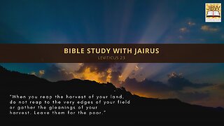 #Bible #Jairus - #Leviticus 23 The Sabbath principles and the seven festivals of the Israelites