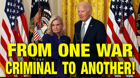 Biden HONORS Liz Cheney w/ Presidential Freedom Medal!