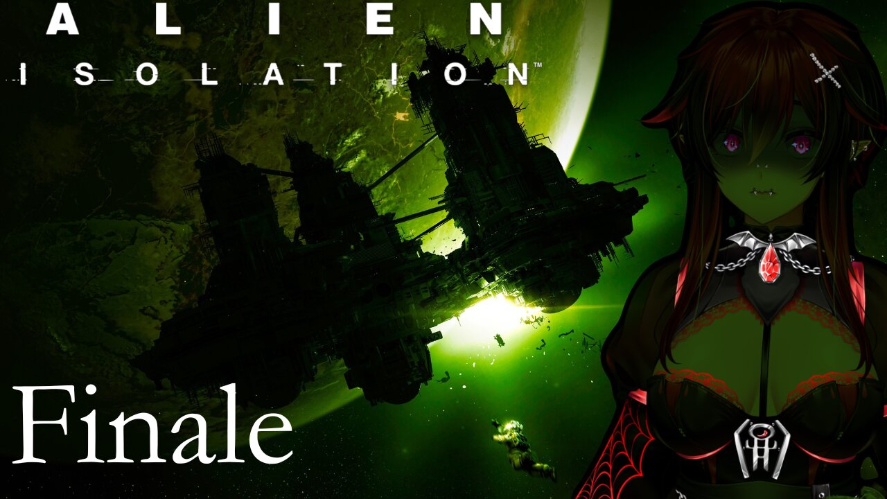 Alien Isolation FINALE | Goth Vampire Femboy Vtuber