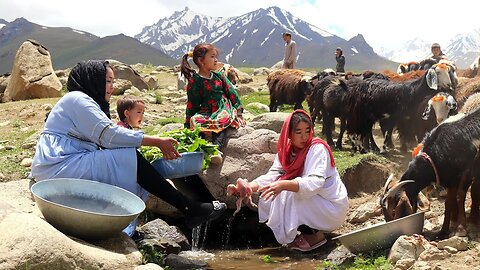 Original Mountain village life / shepherd life/ village life of Afghanistan