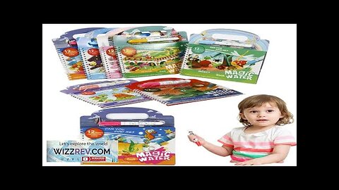 Magical Water Painting Book Toddler Early Education Toys Reusable Magic Drawing Coloring Review