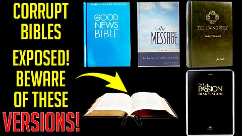 BREAKING NEWS - Every Christian Should Stay Away From These Bibles ASAP!