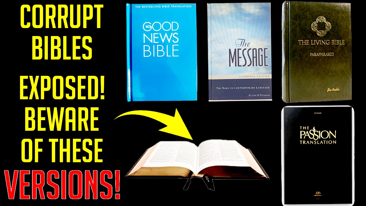BREAKING NEWS - Every Christian Should Stay Away From These Bibles ASAP!