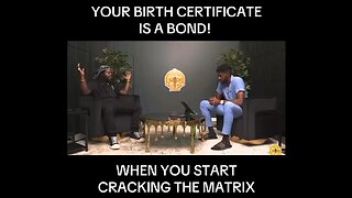 Your Birth Certificate Is A Bond With Millions Of Dollars In It!