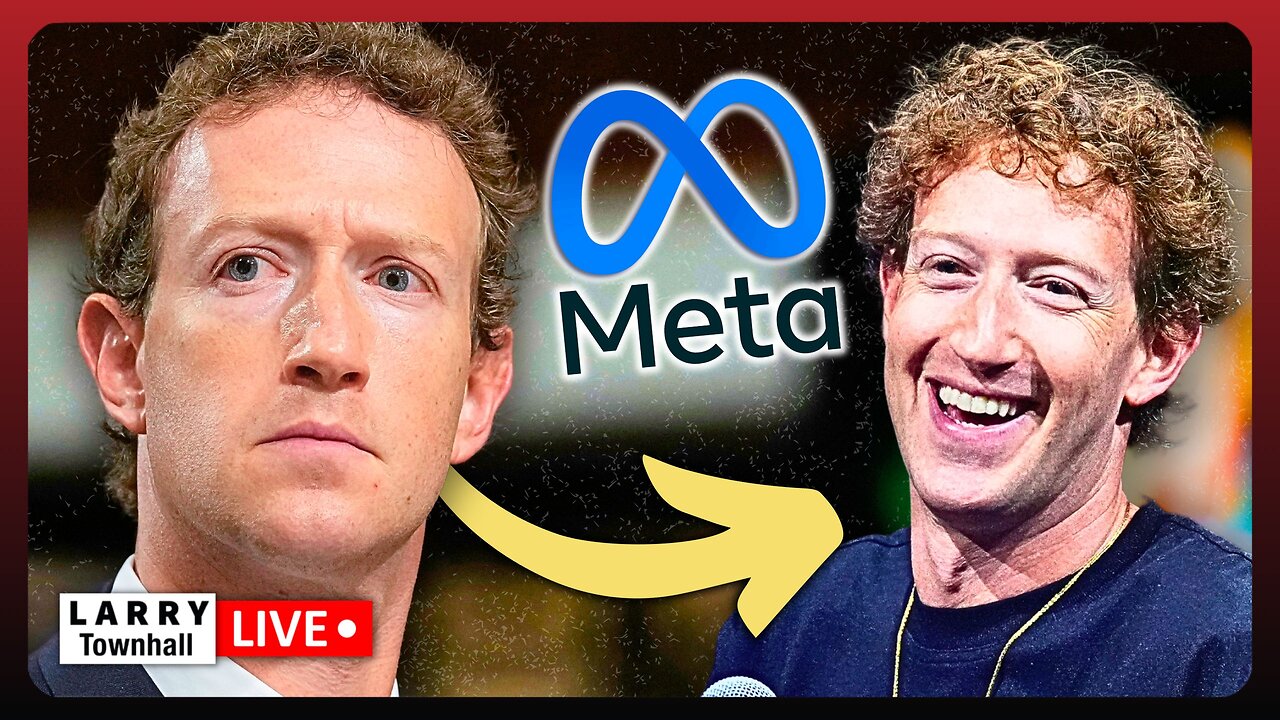 🚨 BREAKING: Zuckerberg SURRENDERS to Trump! Facebook CHANGED FOREVER! | LARRY Live!