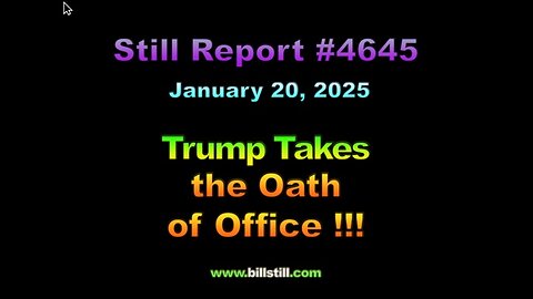 Trump Takes the Oath of Office, 4645