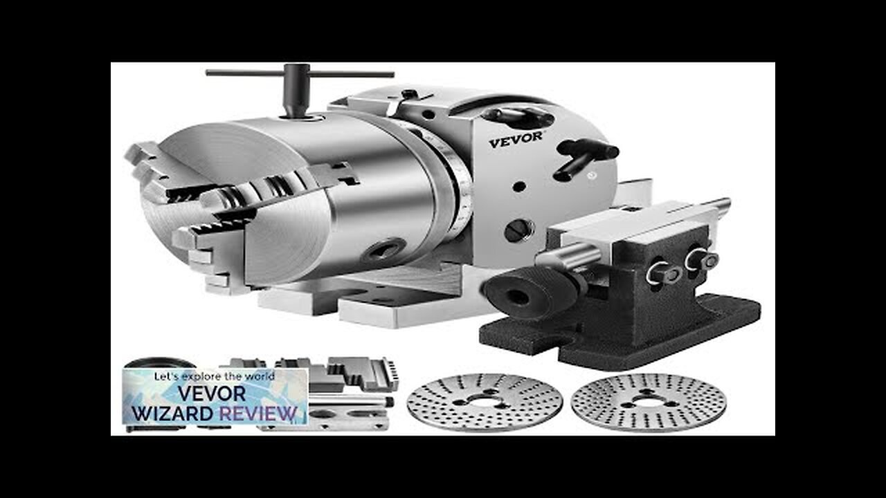 VEVOR Dividing Head BS-0 5Inch 3 Jaw Chuck Dividing Head Set Precision Review