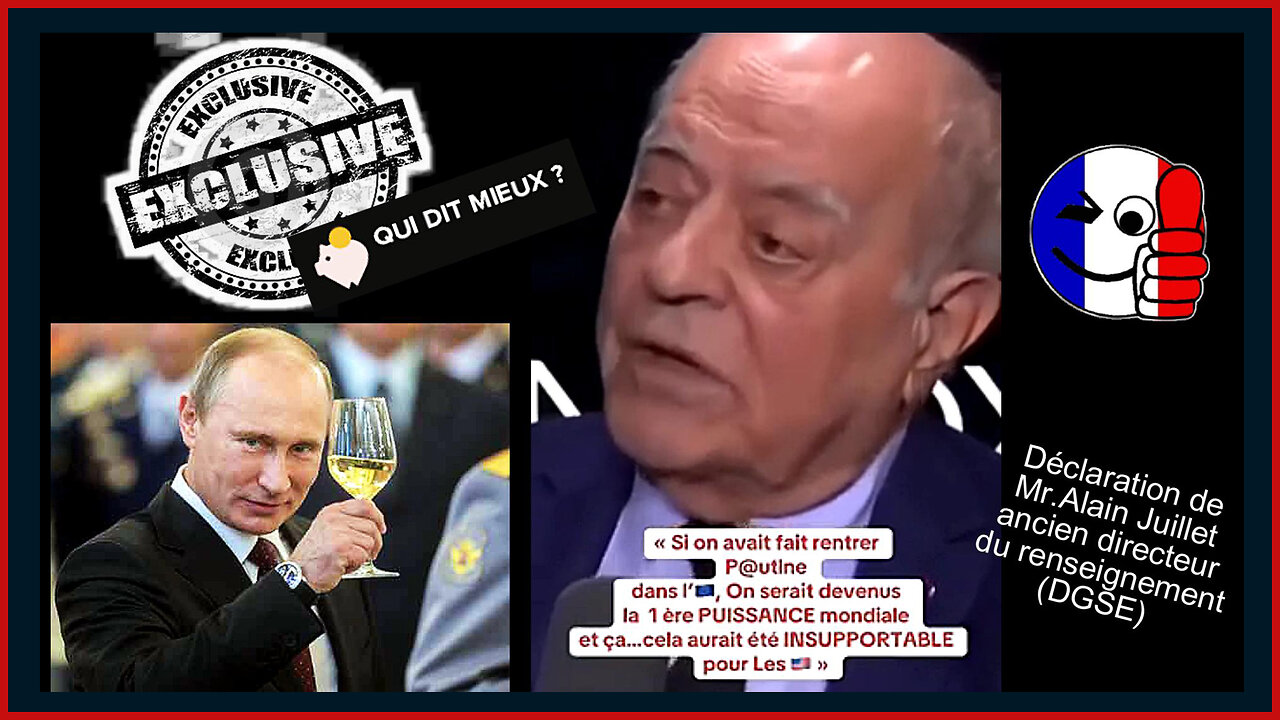 Alain JUILLET à propos de POUTINE ... Qui dit mieux ? (Hd 1080)