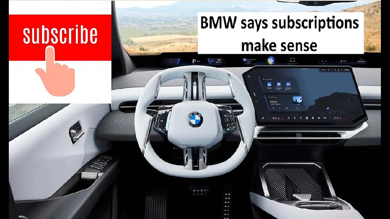 BMW says in car subscriptions make sense
