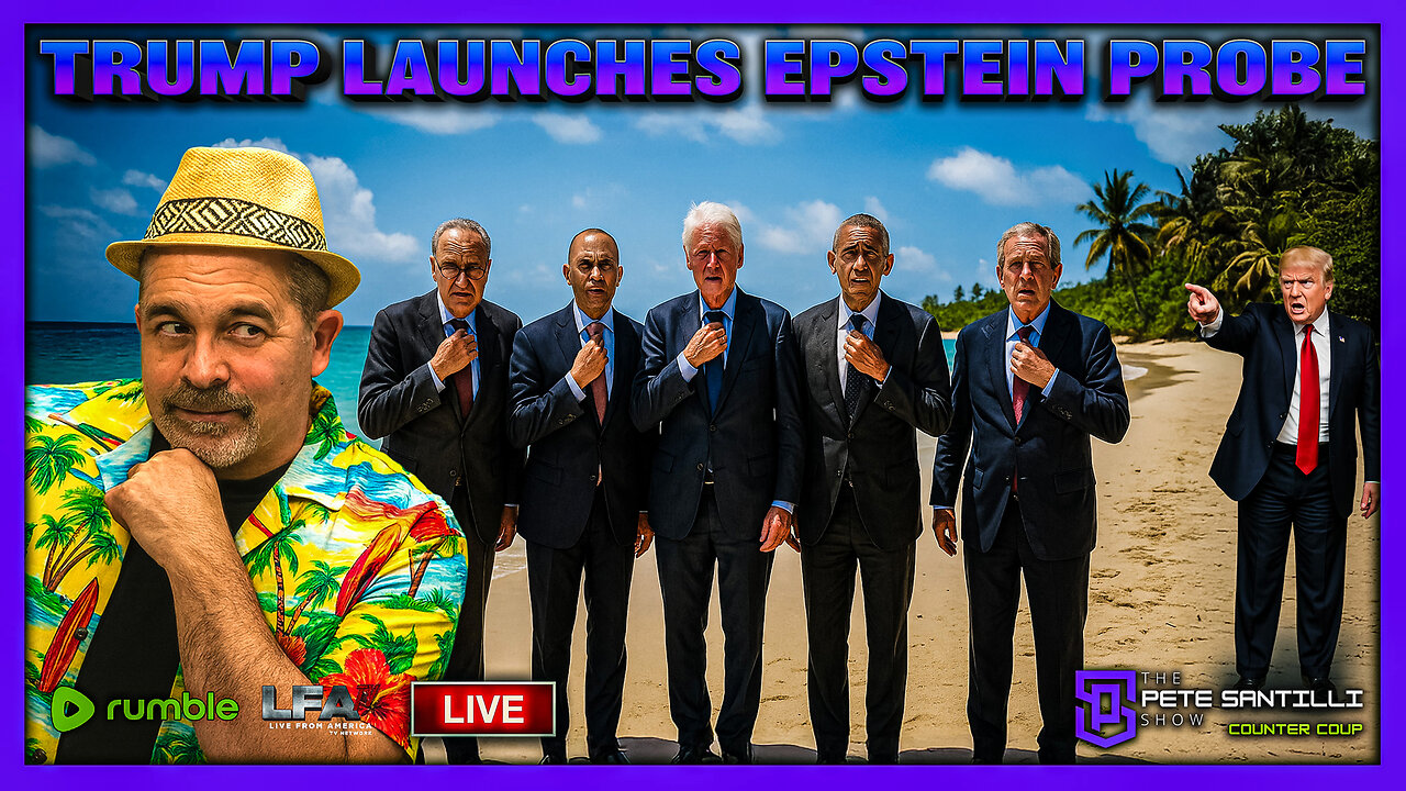 Trump Directs DOJ To Investigate Elite Connected To Epstein | COUNTER COUP WITH PETE SANTILLI 11.14.25 5PM