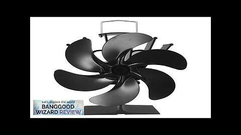 6 Blades Fireplace Fan For Wood Stove Fan Upgrade Designed Silent Operation Review