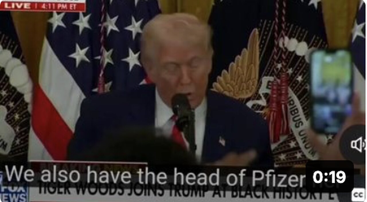 TRUMP THANKS ALBERT BOURLA OF PFIZER?