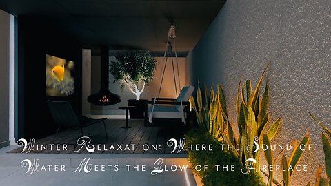 Winter Relaxation: Where the Sound of Water Meets the Glow of the Fireplace