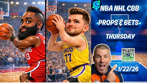 🏀 12 Sweet NBA Picks Today | Thursday 1/22/26 | CBB Picks Today | NHL PICKS Today |Prizepicks Today