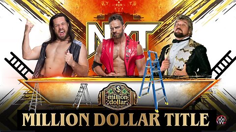 WWE 2k23 Ladder CameronHayes vs LA Knight vs TedDibiaseSr MillionDollarTitle