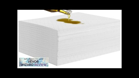 VEVOR Spill Absorbent Pads Oil Absorbing Mat Absorbs up 20 Gal 15" Review