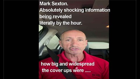 Mark Sexton. Absolutely shocking information being revealed literally by the hour.