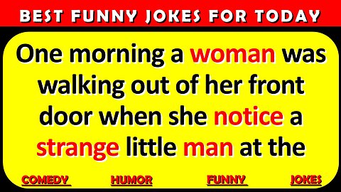 🤣 TRY NOT TO LAUGH CHALLENGE - One morning a woman was walking out of her front door