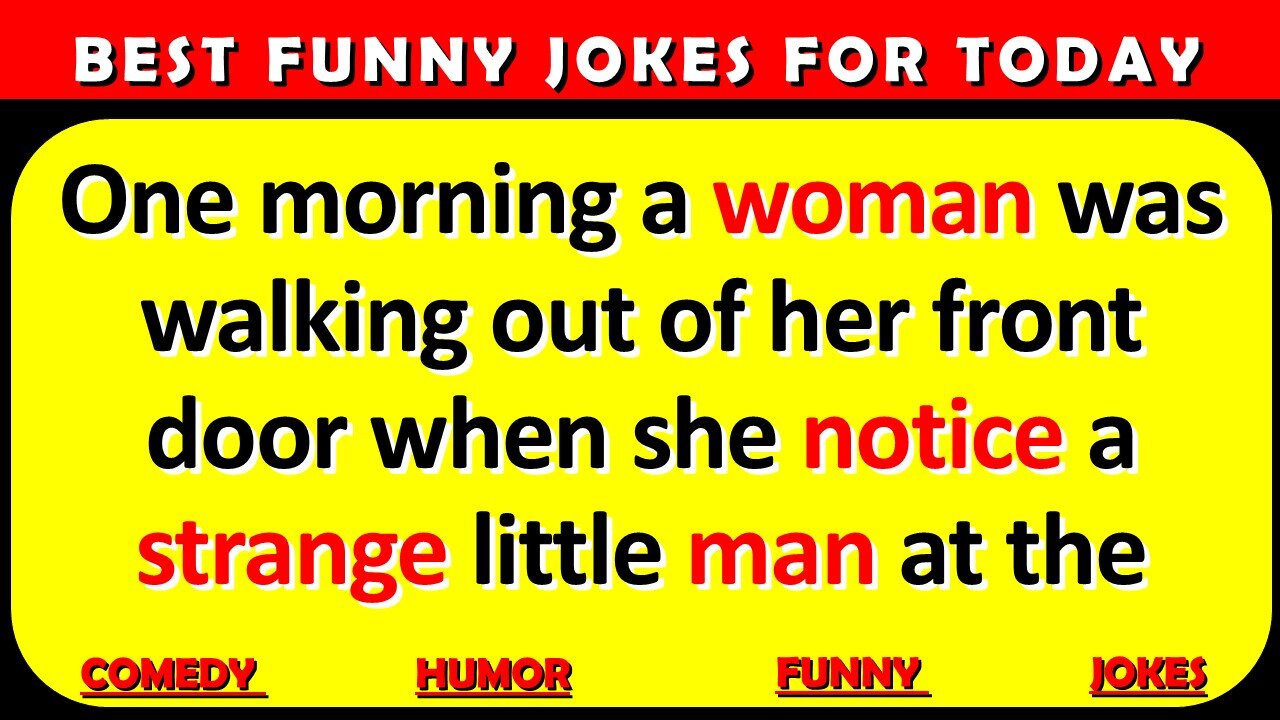 🤣 TRY NOT TO LAUGH CHALLENGE - One morning a woman was walking out of her front door