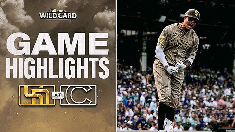 Padres vs. Cubs Game 2 Highlights - 10-01-2025
