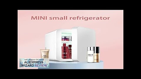 Portable MINI refrigerator 4L mirror with light beauty cosmetics fruit drink cooler Review