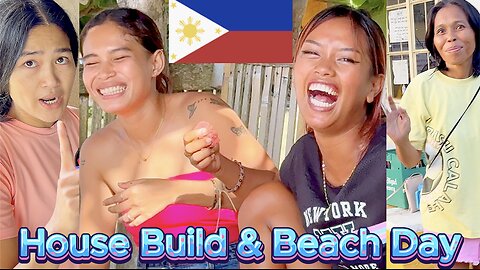 Filipina House Build Province Community & Beach Resort Family Day OFF GRID ISLANDPHILIPPINES LIVING